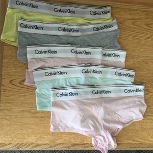 Modern cotton short Calvin Klein 5 pairs